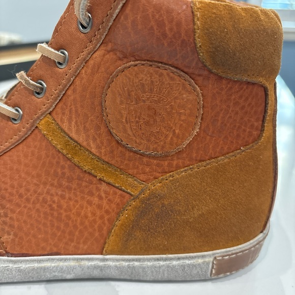 BLACKSTONE men’s leather ankle  boots NIB SIZE EU 44 US 10.5-11 - Picture 3 of 8